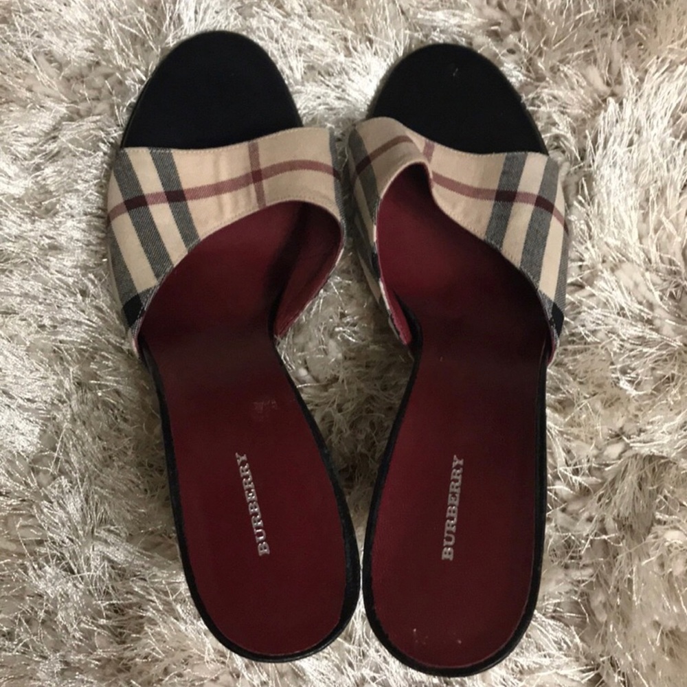 Burberry Logo Heels